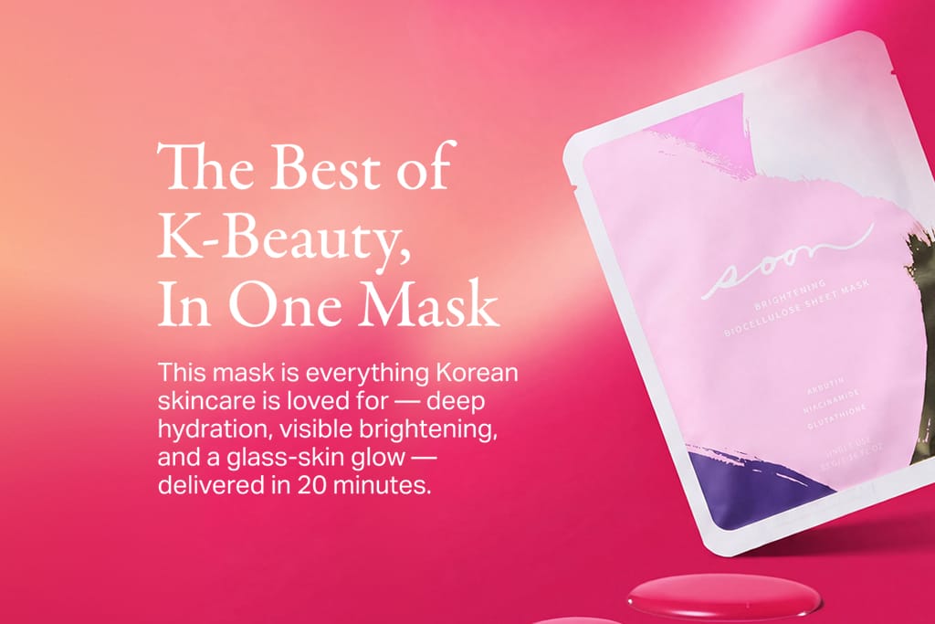 soonskincare Korean sheet masks Biocellulose Brightening Face Mask (Copy)
