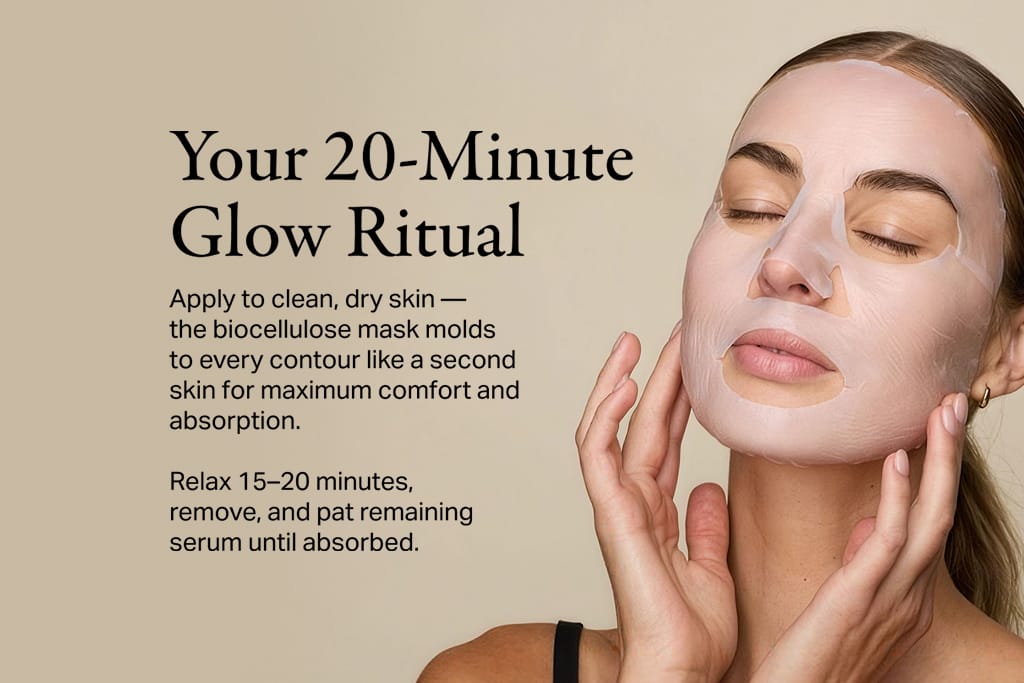 soonskincare Korean sheet masks Biocellulose Brightening Face Mask (Copy)