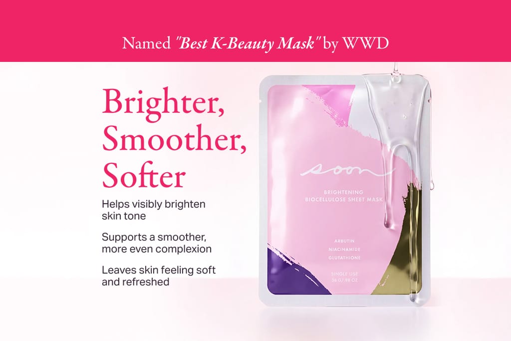 soonskincare Korean sheet masks Biocellulose Brightening Face Mask (Copy)