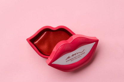 soonskincare Lip masks Jar of 20 Strawberry Lip Masks with Collagen