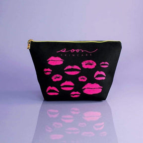 Soon Skincare Black Lips Makeup Bag