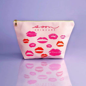 Soon Skincare Pink Lips Makeup Bag