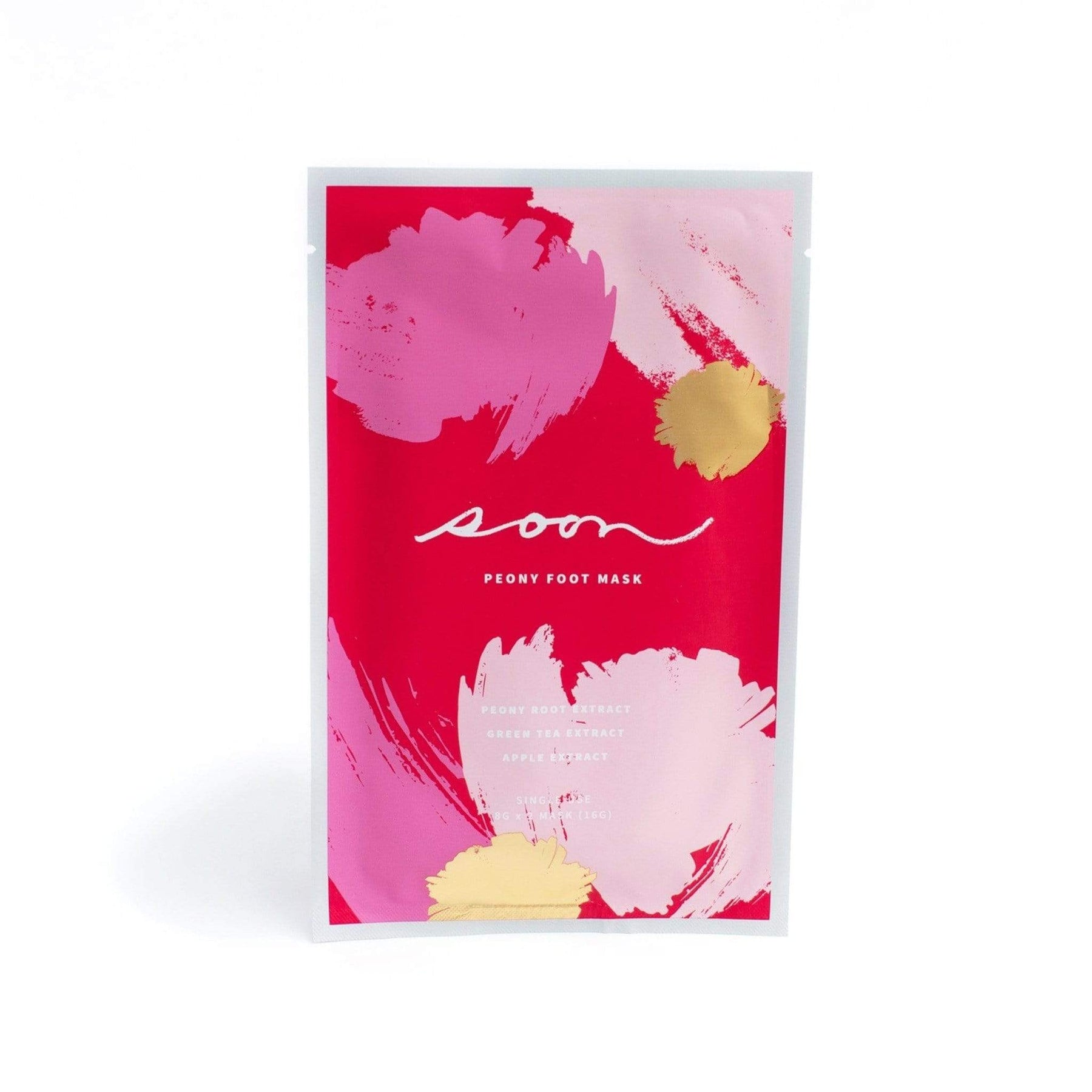 soonskincare Hand and foot Peony Foot Mask