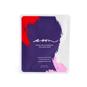 Micro-Hole Hydrogel Collagen Face Sheet Mask | Soon Skincare