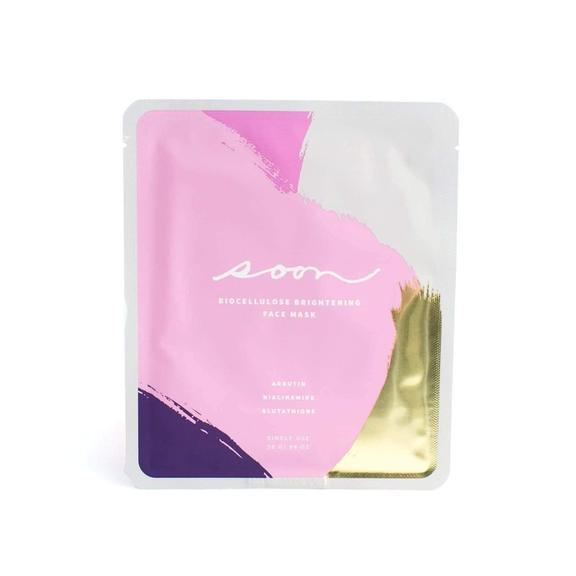 soonskincare Korean sheet masks Single Biocellulose Brightening Face Mask